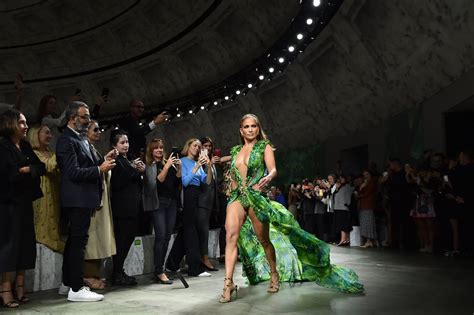 jlo versace runway|jlo famous green dress picture.